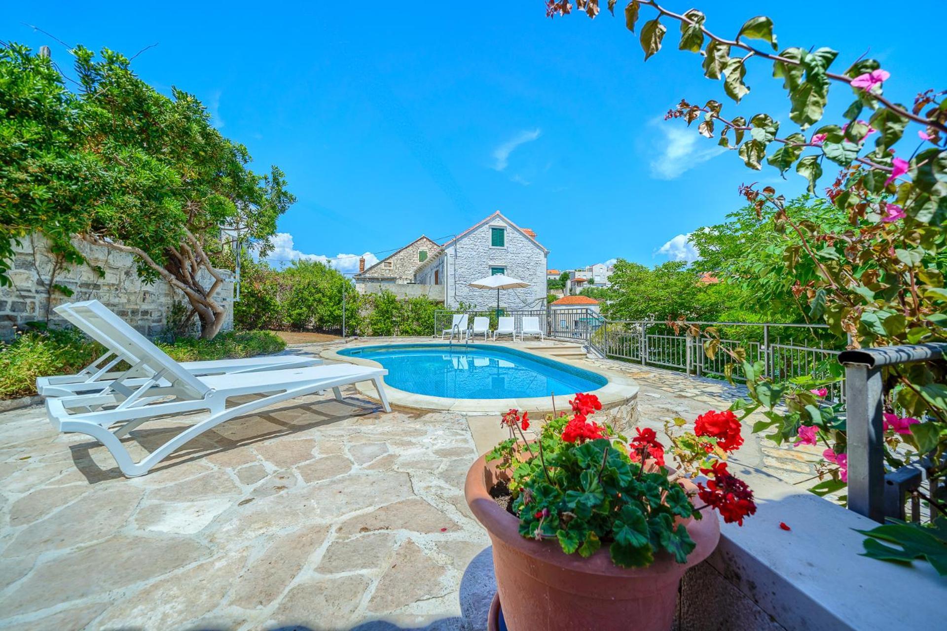 Villa Bonaca Perfect Location For A Holiday With Friends Or Family, Heated Pool Sumartin Exterior photo